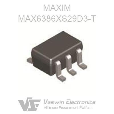 MAX6386XS29D3-T