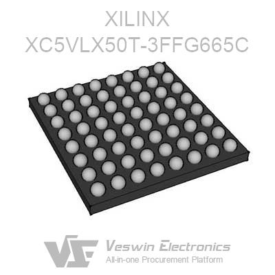 XC5VLX50T-3FFG665C